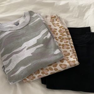 AE Aerie 3 oversized desert sweatshirts bundle szM